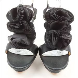 Badgley Mischka Black Randee Heels 8.5 Excellent Used Condition 🖤🖤!